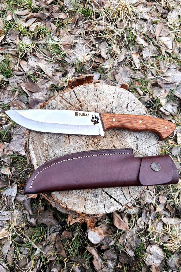 SürLaz Kamp Bıçağı Outdoor Bıçak El Yapımı Kılıflı Bıçak - 2