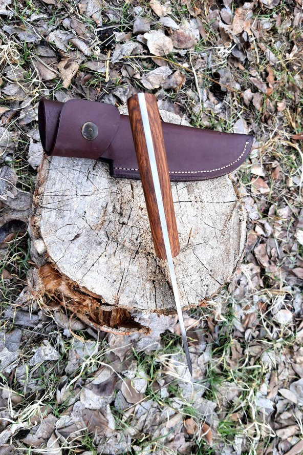 SürLaz Kamp Bıçağı Outdoor Bıçak El Yapımı Kılıflı Bıçak - 3