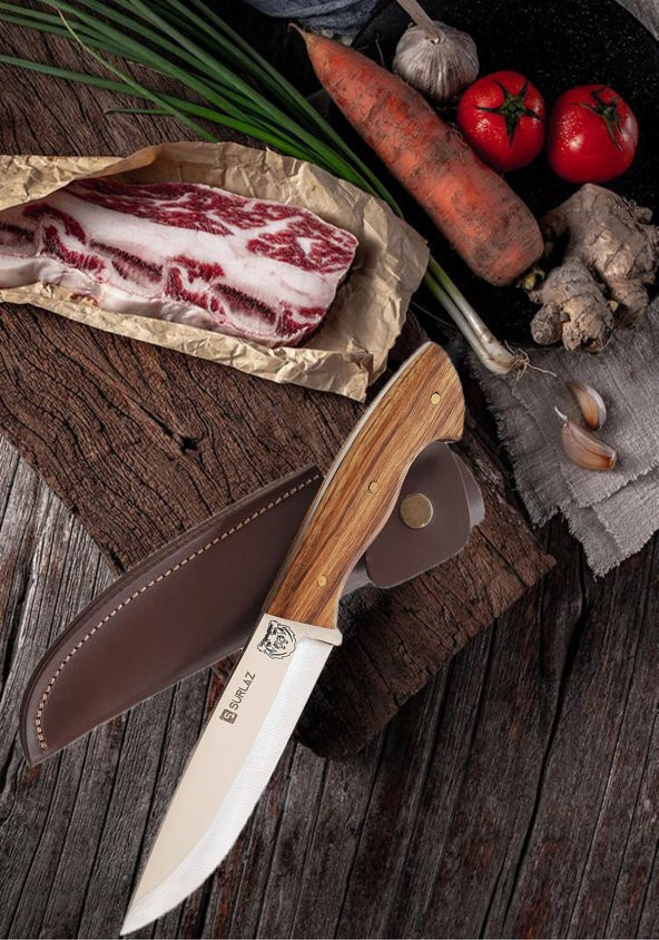 SürLaz Outdoor Bıçak El Yapımı Kamp Bıçağı 27 cm - 4
