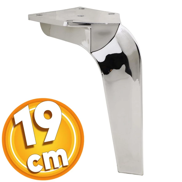 Repla Lüks Mobilya Kanepe Tv Ünitesi Konsol Koltuk Ayağı 19 Cm Parlak Krom Ayakları