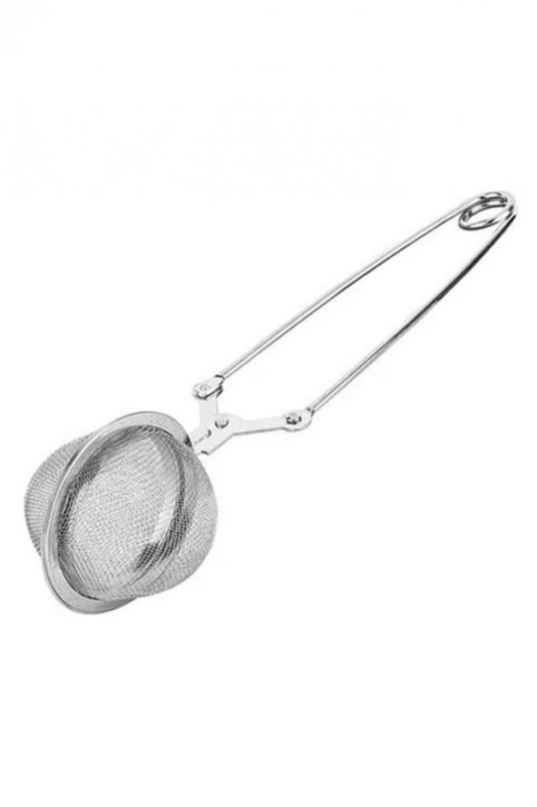 Paslanmaz Metal Maşalı Bitki Çay Süzgeci Süzgeç - 2