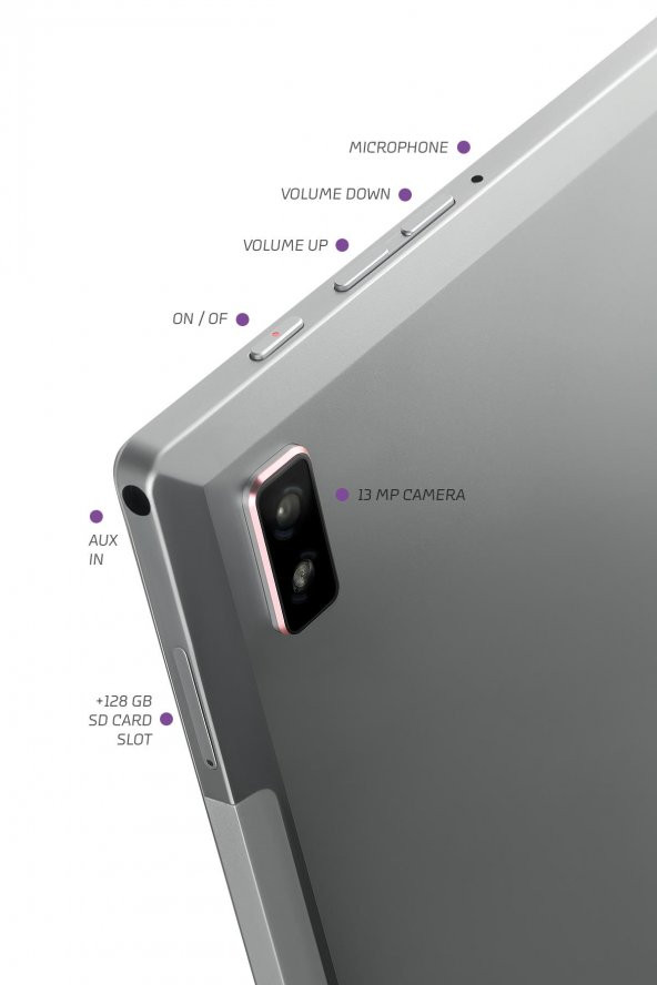 Vorcom 10.1 Inc 1920X1200 Ips Ekran 128 Gb Hafıza 6 Gb Ram 8 Çekirdek İşlemcili Quartzpro Tablet - 4