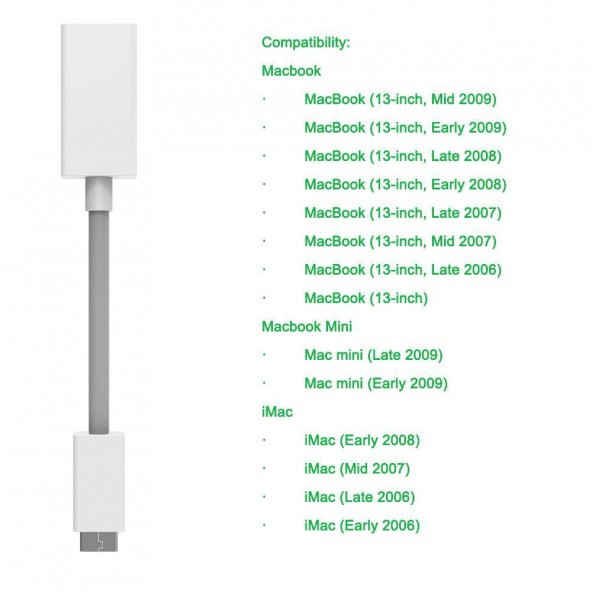 Mini DVI To Dişi HDMI Çevirici Dönüştürücü Kablo Adaptörü - 2