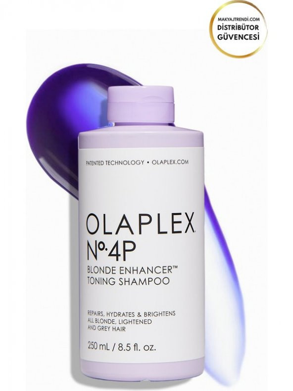 OLAPLEX Nº.4P Blonde Enhancer Toning Shampoo - Sarı Saçlara Özel Renk Koruyucu Şampuan - 250 ML - 3