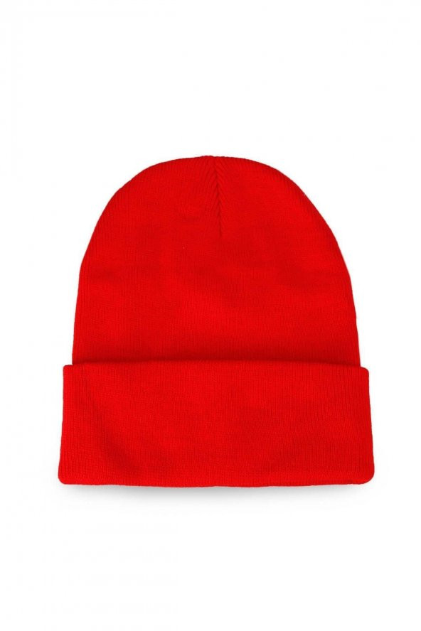 Erkek Bayan Katlamalı Bere Şapka Kışlık Unisex - 3