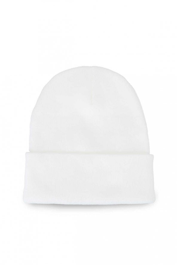 Erkek Bayan Katlamalı Bere Şapka Kışlık Unisex - 5