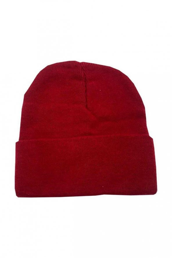 Erkek Bayan Katlamalı Bere Şapka Kışlık Unisex - 6