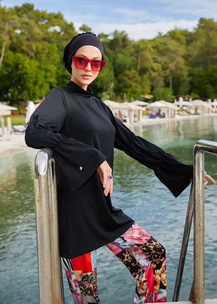 Patcwork Tasarım Tek Pantolon - Resim 5