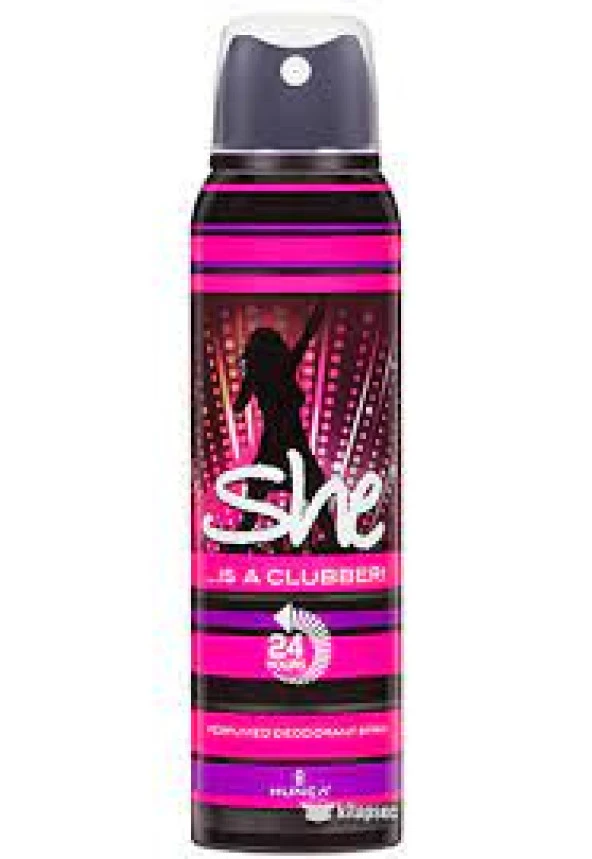 She Is A Clubber Bayan Deodorant 150 Ml