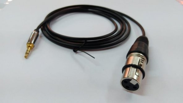 3.5 mm Stereo to XLR Dişi Kablo 1.5 Metre ürün görseli 1