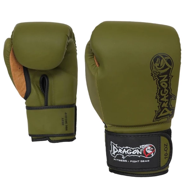 DragonDo 30243-P Army Boks Eldiveni Kick Boks Eldiveni , Boxing Gloves