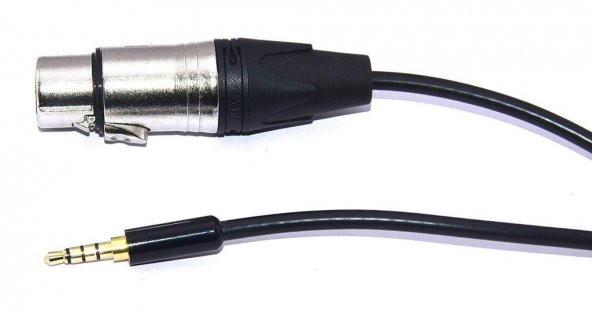 3.5 mm TRRS Stereo to XLR Dişi Kablo 5 Metre