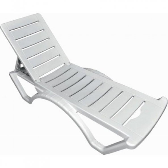 Mevsim Kolsuz Şezlong Beyaz 2Adet