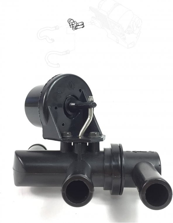 Ford Transit V-347 Kalorifer Isıtıcı Valfi 2006-2012 [6C1118D489AA] - 2