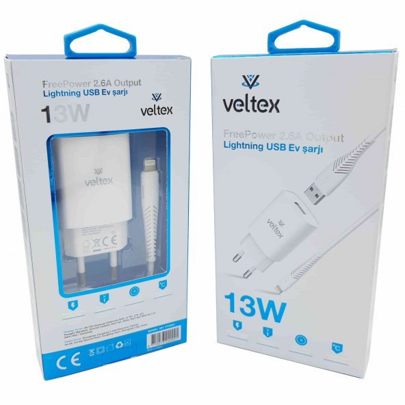 13W 2.6A İphone Şarj Aleti Veltex VTX002