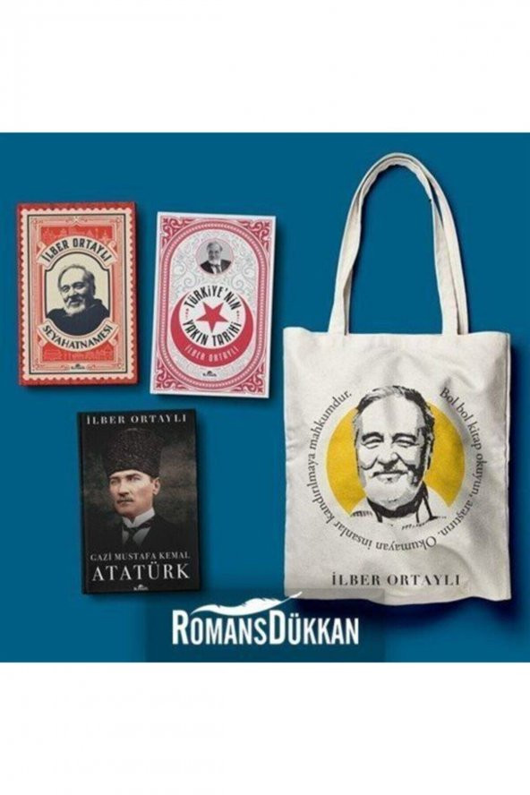 Kronik Kitap İlber Ortaylı Seti 3 Kitap Takım Bez Çanta Hediyeli
