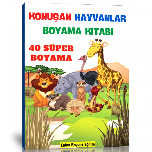 Konuşan Hayvanlar Boyama Kitabı ürün görseli 1