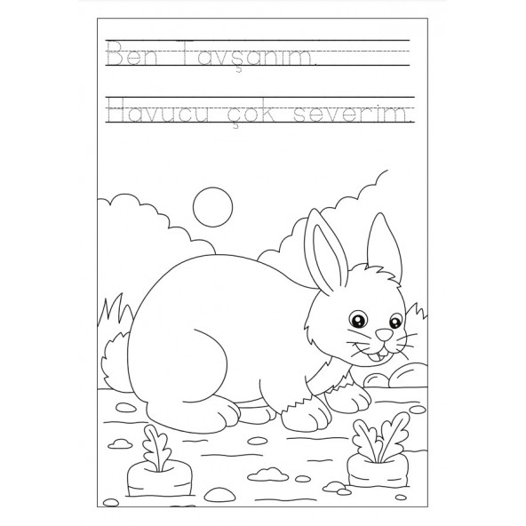 Konuşan Hayvanlar Boyama Kitabı - Resim 4