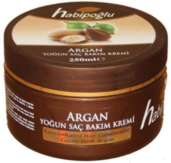 Habipoğlu Bitkisel Argan Saç Bakım Kremi 250 ML