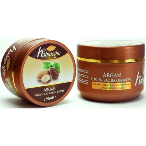 Habipoğlu Bitkisel Argan Saç Bakım Kremi 250 ML - 2