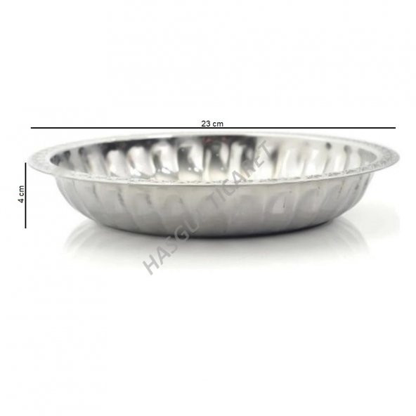 PASLANMAZ ÇELİK MEYVE SALATA TABAĞI 23 cm MISIR KASESİ - 2