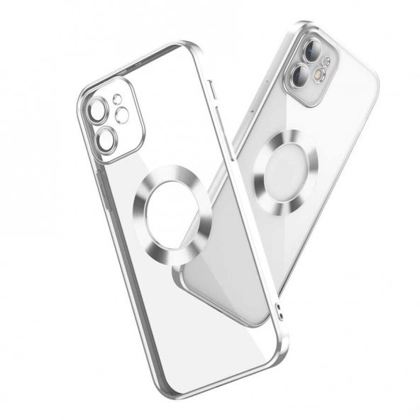 Apple iPhone 11 Kılıf Kamera Korumalı Logo Gösteren Zore Omega Kapak - 3