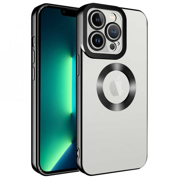 Apple iPhone 11 Pro Kılıf Kamera Korumalı Logo Gösteren Zore Omega Kapak - 9