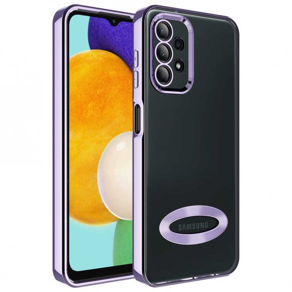 Galaxy A13 4G Kılıf Kamera Korumalı Logo Gösteren Zore Omega Kapak - 2