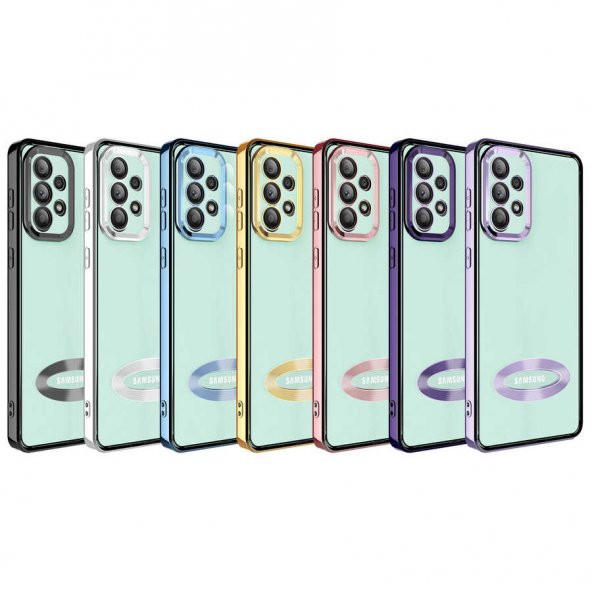 Galaxy A73 Kılıf Kamera Korumalı Logo Gösteren Zore Omega Kapak ürün görseli 1