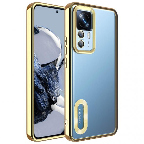 Xiaomi Mi 12T Kılıf Kamera Korumalı Logo Gösteren Zore Omega Kapak - 7