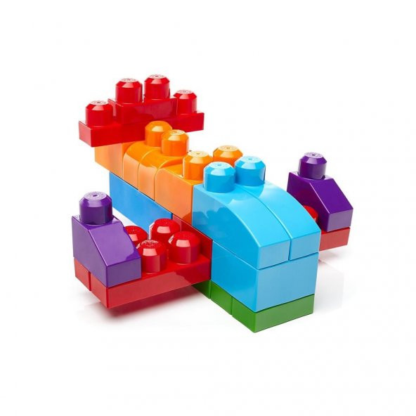 Mega Bloks 60 parçalı Blok Torbaları Mavi/Pembe CYP67 - 2
