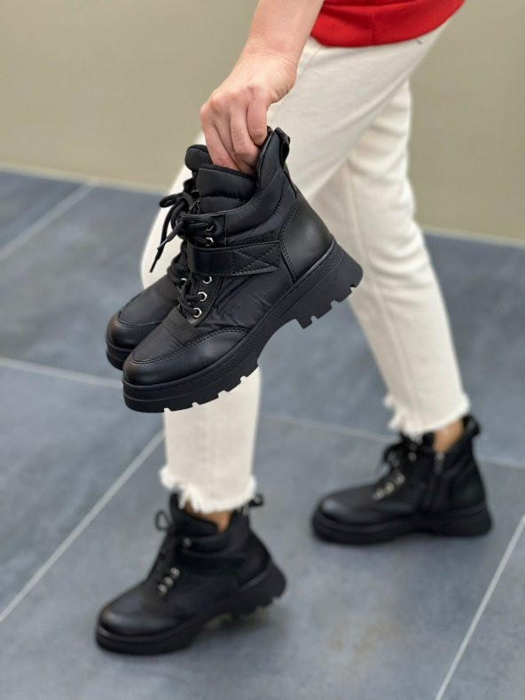 CASSO KAUÇUK KAYMAZ TABAN FERMUARLI VE CIRTLI GİYİM SU GEÇİRMEZ PARAŞÜT KUMAŞ KADIN KARBOTU - 9