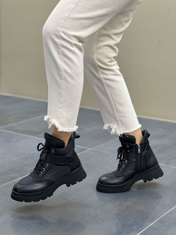 CASSO KAUÇUK KAYMAZ TABAN FERMUARLI VE CIRTLI GİYİM SU GEÇİRMEZ PARAŞÜT KUMAŞ KADIN KARBOTU - 10