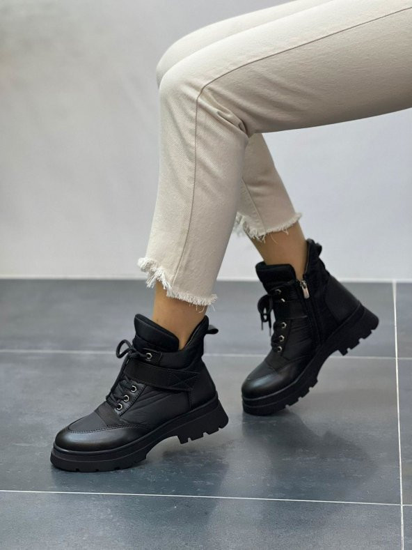 CASSO KAUÇUK KAYMAZ TABAN FERMUARLI VE CIRTLI GİYİM SU GEÇİRMEZ PARAŞÜT KUMAŞ KADIN KARBOTU - 12