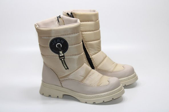 CASSO KAUÇUK KAYMAZ TABAN FERMUARLI KOLAY GİYİM SU GEÇİRMEZ PARAŞÜT KUMAŞ KIZ ÇOCUĞU KARBOTU