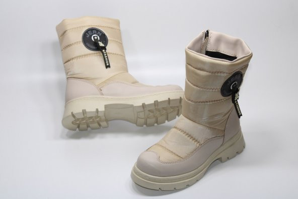 CASSO KAUÇUK KAYMAZ TABAN FERMUARLI KOLAY GİYİM SU GEÇİRMEZ PARAŞÜT KUMAŞ KIZ ÇOCUĞU KARBOTU - 2