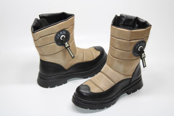 CASSO KAUÇUK KAYMAZ TABAN FERMUARLI KOLAY GİYİM SU GEÇİRMEZ PARAŞÜT KUMAŞ KIZ ÇOCUĞU KARBOTU - 4