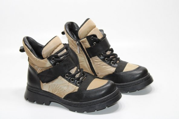 CASSO KAUÇUK KAYMAZ TABAN FERMUARLI VE CIRTLI GİYİM SU GEÇİRMEZ PARAŞÜT KUMAŞ KIZ ÇOCUĞU KARBOTU - 5