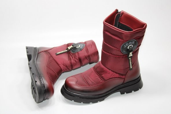 CASSO KAUÇUK KAYMAZ TABAN FERMUARLI KOLAY GİYİM SU GEÇİRMEZ PARAŞÜT KUMAŞ KIZ ÇOCUĞU KARBOTU - 9