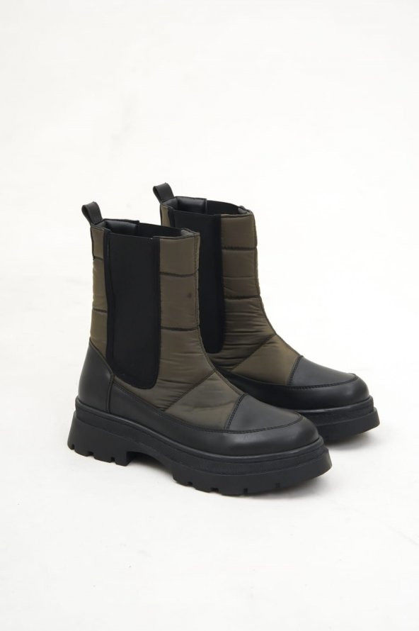 CASSO KAUÇUK KAYMAZ TABAN İKİ YANI LASTİKLİ SU GEÇİRMEZ PARAŞÜT KUMAŞ KADIN KARBOTU - 2