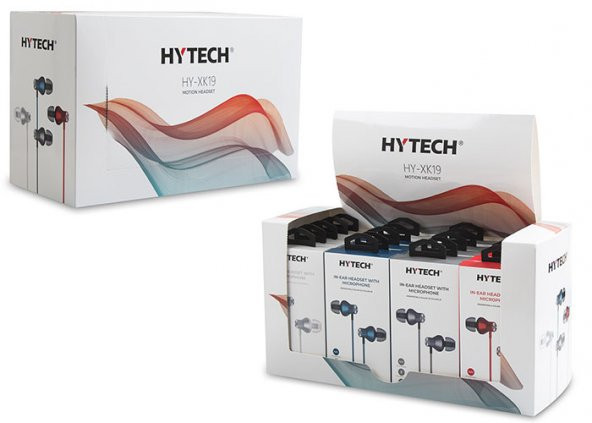 Hytech Hy-XK19 Kırmızı Mobil Uyumlu Kulak İçi Mikrofonlu Kulaklık