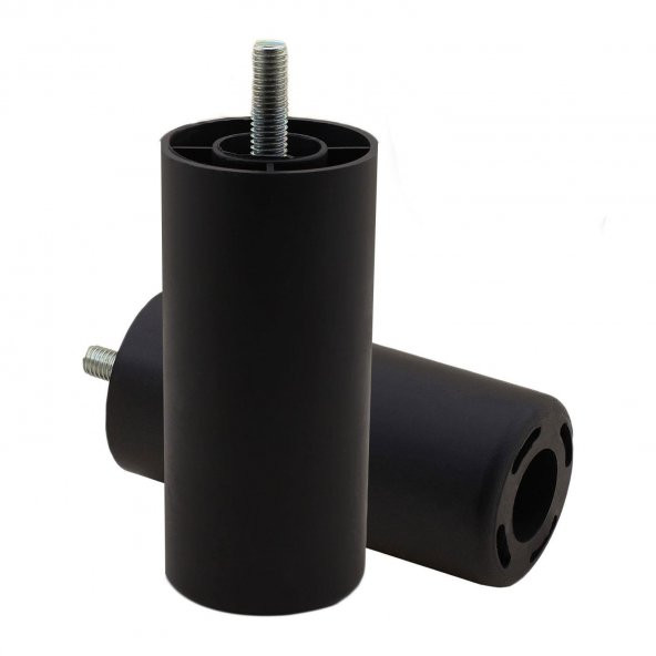 Gizli Mobilya Kanepe Sehpa TV Ünitesi Koltuk Orta Destek Ayağı 10 cm Siyah Baza Ayak - 6