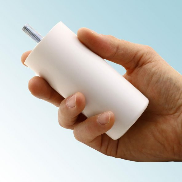 Gizli Mobilya Kanepe Sehpa TV Ünitesi Koltuk Orta Destek Ayağı 10 cm Beyaz Baza Ayak - Resim 3