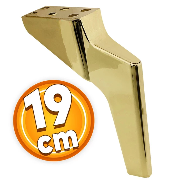 Logan Lüks Mobilya Kanepe Tv Ünitesi Konsol Koltuk Ayağı 19 Cm Plastik Gold Altın Ayakları
