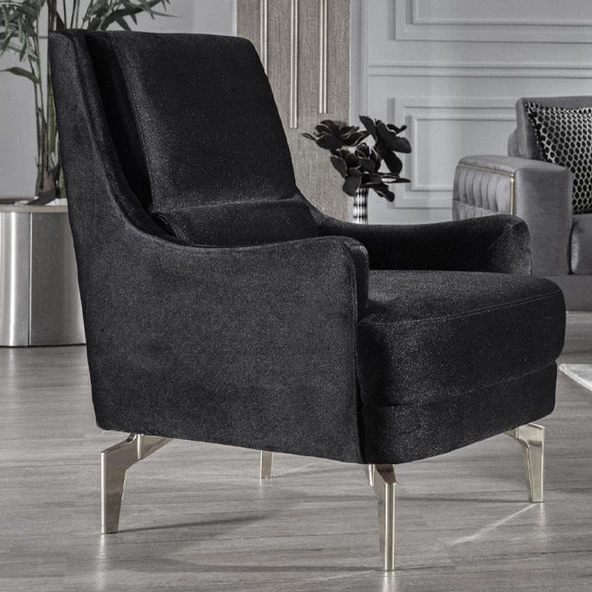 Logan Lüks Mobilya Kanepe Sehpa Tv Ünitesi Koltuk Ayağı 16 Cm Krom Baza Ayakları - Resim 2