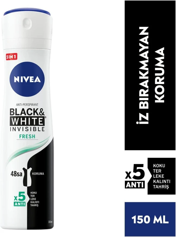 Nivea Deodorant Kadın - Black & White İnvisible Fresh