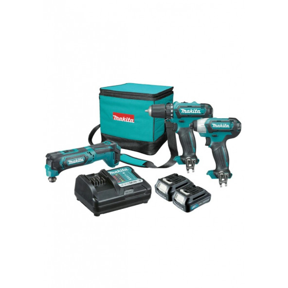 Makita CLX302AX4 10.8 V Akülü Kombo Kit