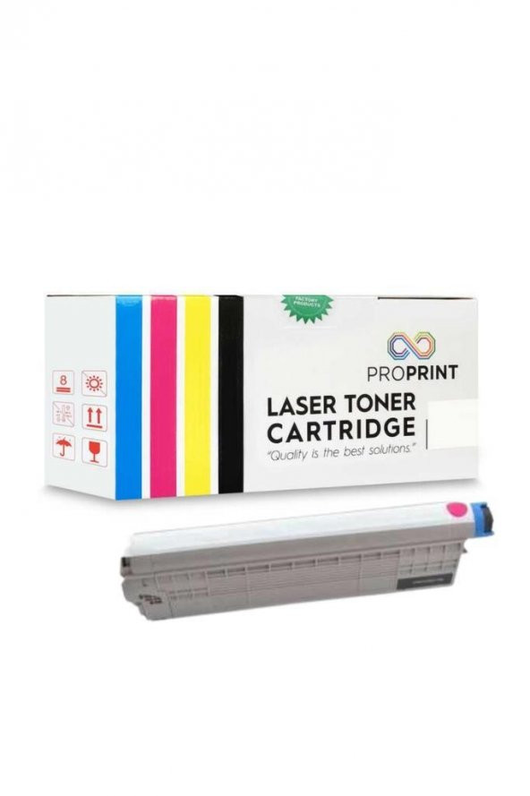 TKPrint Oki MC770 45396302 Kırmızı Muadil Toner MC770DN - 2