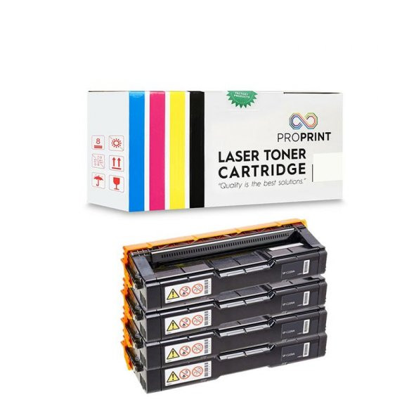 TKPrint Ricoh SPC220 Muadil Toner Seti 4 Renk SPC240DN