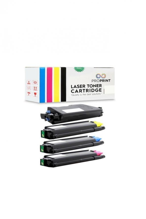TKPrint Kyocera TK5280 Muadil Toner Seti 4 Renk CMYK M6635cidn - Resim 6